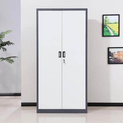 China Communal facilities 2 door steel file storage cabinets for sale