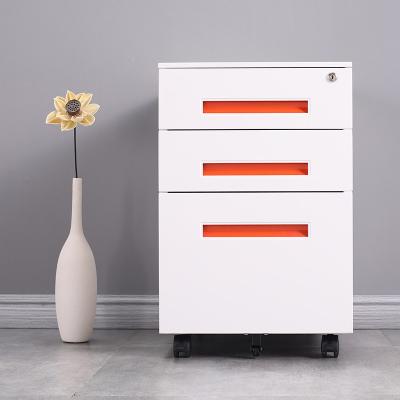 China Modern Steel Rolling Mobile File Cabinet with Locking Casters for sale