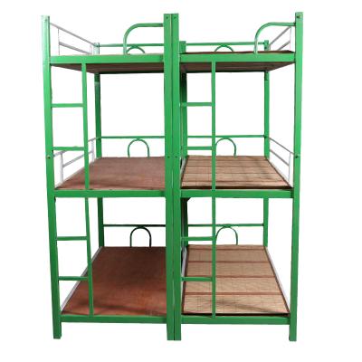 China Dormitory Bed SW-B07 Metal Triple Bunk Beds Cheap Sale for sale