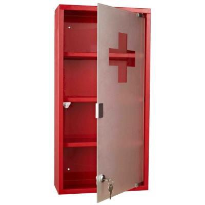 China Modern Wall Mounted Hospital Steel Medicine Cabinet for sale