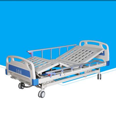 China Modern Philippines 3 Crank Metal Manual Hospital Bed for sale