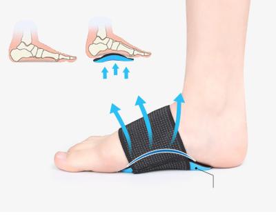 China Shock Absorbing Invisible Elastic Magnetic Flat Foot Support Foot Protector Sports Forefoot Pad for sale