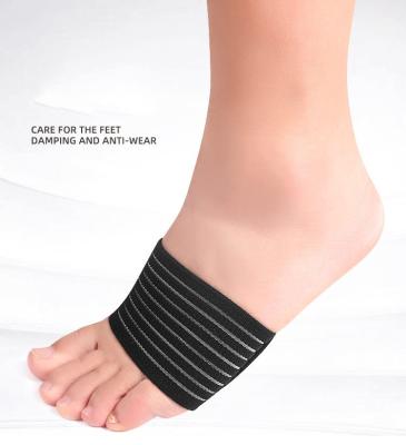 China Invisible Magnetic Flat Cushioning Foot Protector Support Elastic Foot Bandage Sports Forefoot Protector for sale