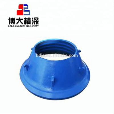 China Stores Telsmith 38SBS 44SBS 52SBS concave construction material and mantle spare parts for cone crusher for sale