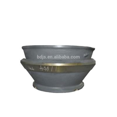 China Cone Crusher Mn18Cr2 Spare Parts For Nordberg HP300 HP400 HP500 Crusher Bowl Liner for sale