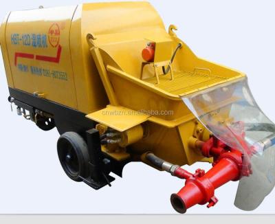 China Type Mines Pumping Trailer Mounted Concrete Pump And Seeding Machine For Industrial Use for sale