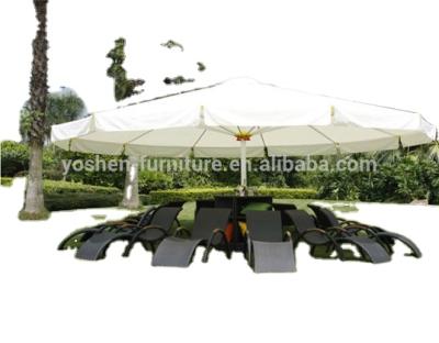 China Traditional Outdoor 4.5m Beach Umbrella Garden Patio Umbrella Deck Parasol Umbrella With Heavy Wind Resistant for sale