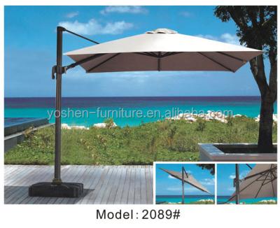 China Contemporary Outdoor Aluminum Beach Umbrella Park Umbrella Shade Shelter for sale