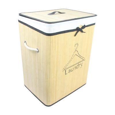 China Modern eco-friendly round folding and movable bamboo lanudry basket/lanudry box/cheap laundry basket for sale