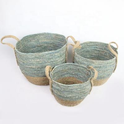 China Sustainable High Quality Nursery Rope Room Hanging Basket Storage for sale