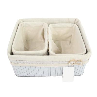 China Sustainable Organization Customized Handmade Woven Storage Baskets Storage Basket Eco - Friendly for sale