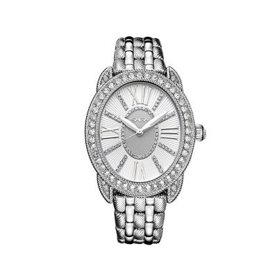 China Famous Branded SAGA Feminine Women Water Resistant Wristwatch With Crystal for sale