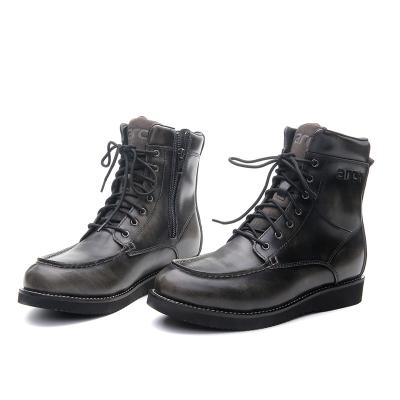 China ARCX Safety Shoes Outdoor Genuine Leather High Quality Military Boots Lace Up Breathable Desert Mens Boots Army Boots for sale