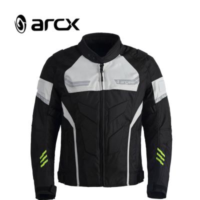 China ARCX Breathable Motorcycle Jackets Motocross Apparel Motorcycle Riding Detachable Jackets for sale