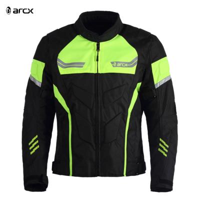 China ARCX Breathable All Weather Armor Motorcycle Jackets Oxford Cloth Motorcycle Riding Jackets for sale