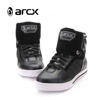 China ARCX Breathable Casual Motorcycle Boots Scare Boots Genuine Leather Street Leather Urban Riding Boots for sale