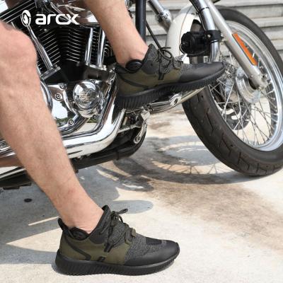 China ARCX Men Breathable Breathable Road Casual Motorcycle Street Shoes Moto Leisure Lightweight Motorcycle Boots for sale