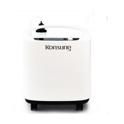 China Konsung KSN-5 Elite 5L Mini Oxygen Concentrator Low Noise Plastic Price Medical Oxygen Concentrator with American UOP Molecular Sieve for sale