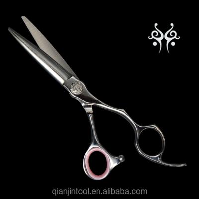 China High Quality Hair Scissors GU-575G JC158 Damascus Steel Hair Cutting Scissors With Beautiful Finger for sale