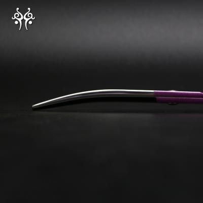 China 6.5 Inch Sustainable C6 - 4T - 65ST7 Purple Pet Grooming Scissors Straight Curved Thinner Chunker Four Shears Set for sale