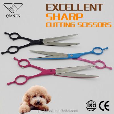 China Hotsales Viable Professional Colorful Pet Straight Scissors For Pet Grooming for sale