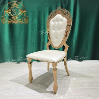 China Modern Special Backrest High Back Royal Throne Chairs For Wedding for sale