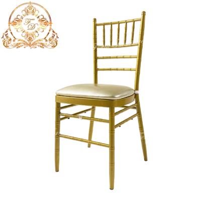 China Modern made in china aluminum / metal banquet rental chiavari chairs for sale for sale