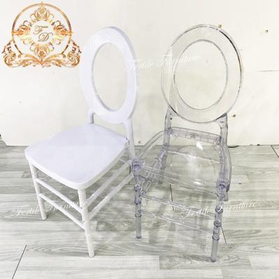 China MODERN Outdoor Dining Party Wedding Crystal Clear PVC Plastic Chair For Outdoor Wedding for sale