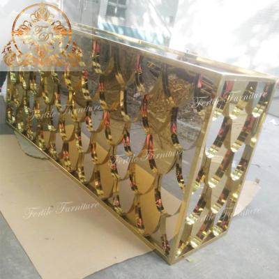 China Contemporary Nightclub Stainless Steel Bar Counter Design For Sale for sale