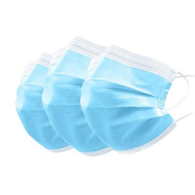 China 3ply Disposable Medical Surgical Face Mask Breathable Disposable Protective PPE for sale