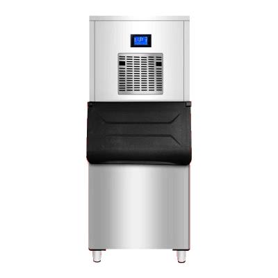 China Commercial Commercial Flake Ice Machine, Air Cooled, With Bin For 150kg Capacity, 300kg/24H Flake Ice Maker 110V/120V for sale