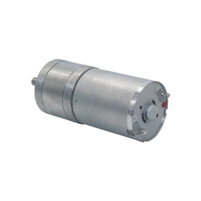 China From China Supply Totally Enclosed Low RPM High Torque Electric Gear Motor 12v 24v 12v Brush DC Motor for sale