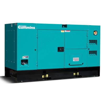 China Powered by Cummins Engine 4BT3.9-G1 40KVA type diesel generators factory price 32KW silent genset 1765mm*750mm*1360mm for sale