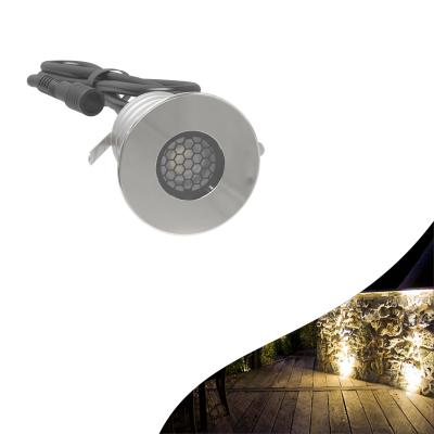 China Garden IP67 12V-24V Waterproof Anti-glare Low Voltage 3W LED Inground Lights for sale