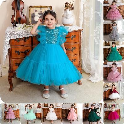 China Anti-wrinkle Baby Summer Design Dress Girls Pageant Wedding Dresses Birthday Dress 2023 For Kids for sale