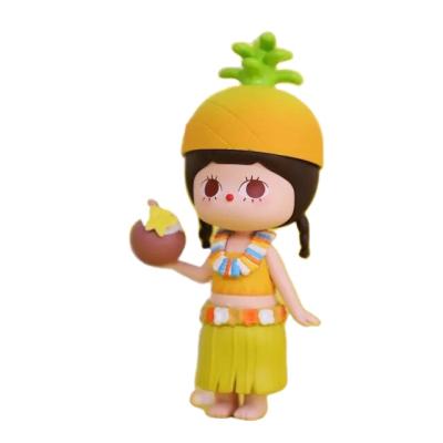 China custom cartoon toy MEIYAN SUMMER SERIES 3d design action figure vinyl figure oem cartoon vinyl toy for sale