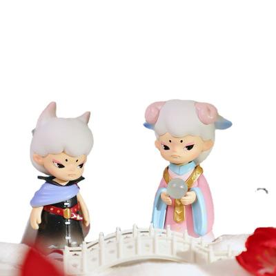 China Cartoon Toy MEIYAN SEVEN JUNIOR Blind Box Gift Plastic Action Number Blind Box Inventory In Stock for sale