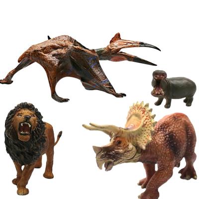 China Cartoon Toy Many Kinds PVC Figure Set Plastic Jungle Animal Toy For Children Educational for sale