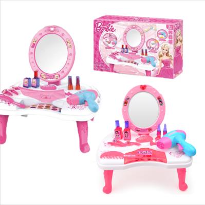 China Plastic Dressing Up Suitcase Set Table Pretend Play Makeup Sets Toy For Girls Boys for sale