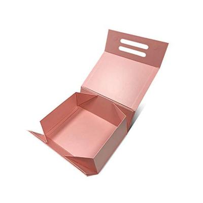 China OEM Handmade Soft Touch Lamination High End Logo Brand Emboss Magnet Folding Rigid Shoe Box For Ladies High Heel for sale