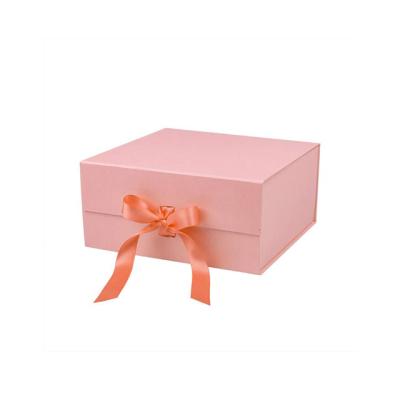 China Small MOQ Recyclable Bespoke Rigid Fin Box 5X5 Open Square Packaging Small Paper Gift Box For Candle Jar for sale