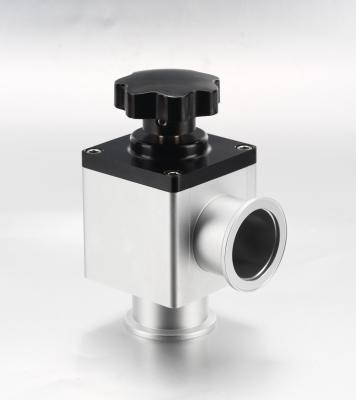 China KF40 Manual Type High Vacuum Valve Vacuum Angle Valve GD-J40B Model Dust Proof for sale