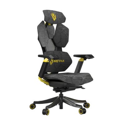 China Luxury Armrest 5D Ergonomic Racing Gamer Gaming Spinning Chair With Aluminum Base for sale