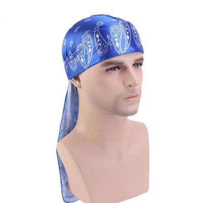 China 2021 absorbency hot sales and wholesale seller Paisley pattern designer headbands breathable/quick dry/sweat silky bandana for sale