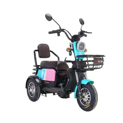 China Passenger China factory highlight headlights three wheellong battery life electric bike tricycle for passenger for sale