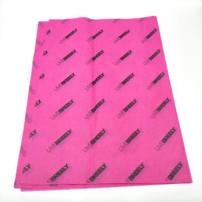 China Custom Printed Moisture Proof Tissue Wrapping Paper Clothes Gift Shoes Wrap Tissue Paper for sale