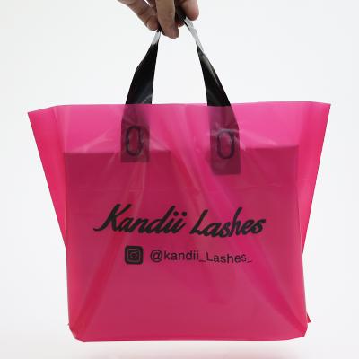 China BIODEGRADABLE portable plastic shopping bag can be customized according to your own logo for sale