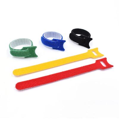 China Nylon Supply OEM Reusable Nylon Hook And Loop Tie Wraps for sale