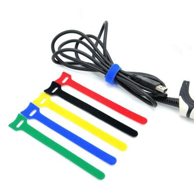 China Durable adjustable hook and loop straps for power wire for sale