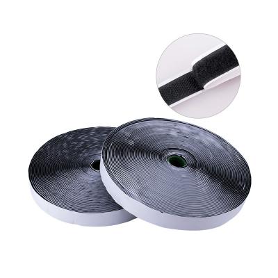 China Viable High Quality Sticky Back Adhesive Tape Hook and Loop Fastener for sale